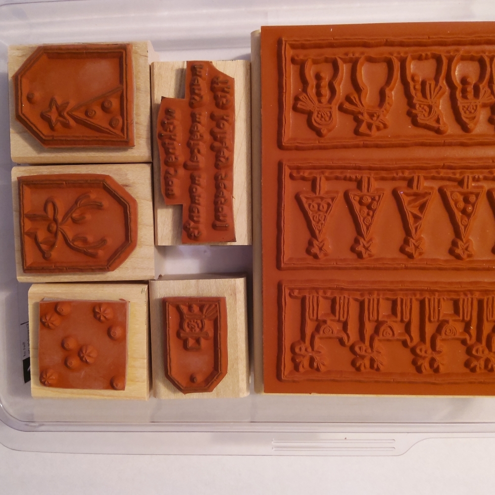STAMPIN UP FESTIVE FAVORITE Set of 6 - Picture 3 of 5